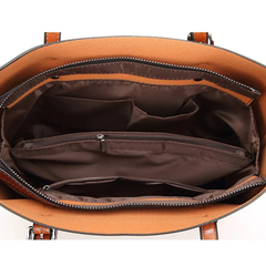 Sac en Cuir Ciré – Élégance Artisanale & Grande Capacité