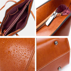 Sac Atelier – Cabas Signature en Cuir Véritable