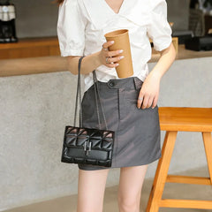 Sac Bandoulière Matelassé à Chaîne – Élégance Urbaine