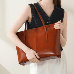 Sac Atelier – Cabas Signature en Cuir Véritable